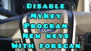 Ford MyKey and Key programming using forscan [upl. by Byrann]