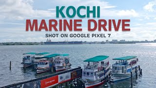 Marine Drive Kochi 4k Cinematic  Shot on Google Pixel 7  MotionCam DNG RAW [upl. by Arakihc]