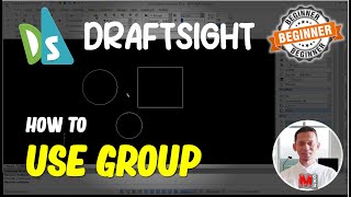 Draftsight How To Use Group [upl. by Tonya]