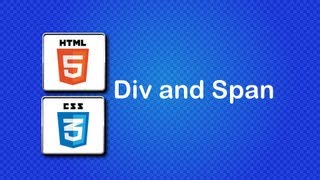 HTML5 and CSS3 Beginner Tutorial 19  Div and Span [upl. by Anisirhc317]