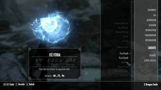 Skyrim Shout Locations Ep 19 Ice Form Final Word [upl. by Iek]