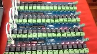 Custom 64 channel relay controller [upl. by Tsugua143]