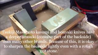 Tsukiji Masamoto Sharpening Stones [upl. by Almeda]