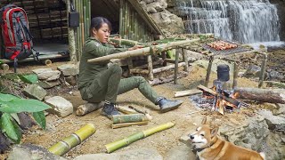 Skills Of A Forest Warrior  Make a Bamboo Crossbow Long term Plans in the Forest [upl. by Secnirp]