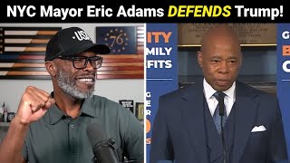 NYC Mayor Adams DESTROYS The Media Over quotTrump Is Fascistquot Remarks [upl. by Luhar480]