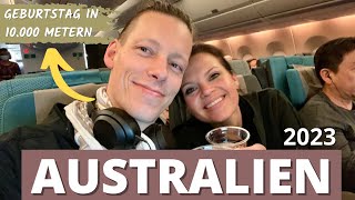 West AUSTRALIEN Roadtrip 2023 beginnt  Anreise nach Perth  Australien Vlog 1 [upl. by Etka]