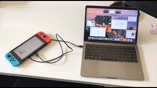 how to connect a nintendo switch to a laptop screen [upl. by Notgnillew]