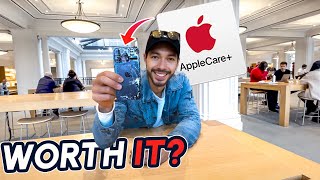 Is Apple Care WORTH IT  Heres How They Replaced My SMASHED iPhone [upl. by Brinson]