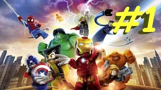 Lego Marvel Avengers Walkthrough Part 1  Struck Off the List [upl. by Kcirrag]