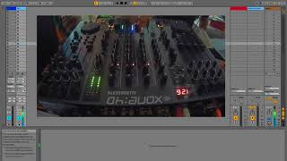 Configuracion Ableton con 2 Efectos envioretorno y tarjeta sonido integrada en mixer Xone4D [upl. by Hanover315]