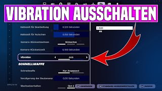 Fortnite VIBRATION AUSSCHALTEN Tutorial  Fortnite Controller Vibration Einstellungen [upl. by Placia882]