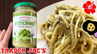 🇮🇹 Organic Artichoke Pasta Sauce  Trader Joe’s Product Review [upl. by Boehmer716]