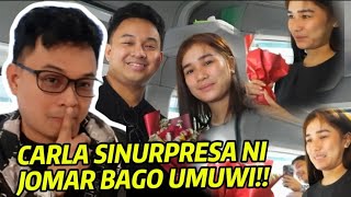 CARLA SINURPRESA NI JOMAR BAGO UMUWI GRABE ANG KILIG [upl. by Schell]