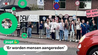 Kinderen in actie tegen gevaarlijke rotonde [upl. by Nasia]