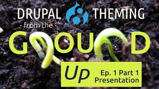 Drupal 8 theming from the ground up stream S01P01 [upl. by Delsman967]