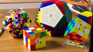 MASSIVE YuXin Unboxing 9x9 Dodecahedron 6x6 Dodecahedron HuangLong 3x3 V2 [upl. by Puiia673]