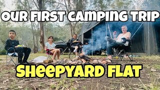 SHEEPYARD FLAT CAMPING GROUND  Our first ever camping Trip [upl. by Islaen46]