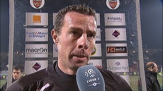 Interview de fin de match  FC Lorient  Evian TG FC 21  201213 [upl. by Lisa]