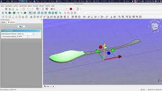 freecad vs fusion 360 freiform konstruktion beispiel anleitung tutorial cad löffel [upl. by Finbar]