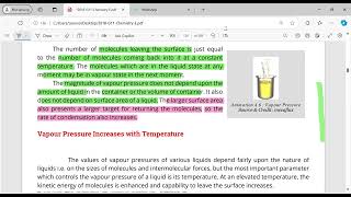 Vapour Pressure and Manometric Method [upl. by Landing366]