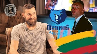 Jonas Valančiūnas apie Šarą NBA rinktinę sutartį ir čempiono žiedą [upl. by Neeoma142]