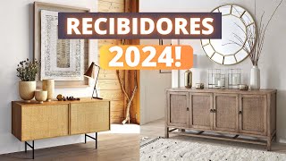 RECIBIDORES 2024 TENDENCIAS RECOMENDACIONES DE DECORACIÓN [upl. by Dorthea]