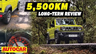 Maruti Suzuki Jimny  5500km Long Term Review  Autocar India [upl. by Evonne965]