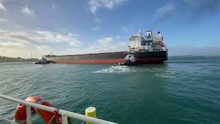 Ship berthing at Portland Port [upl. by Eatnad]