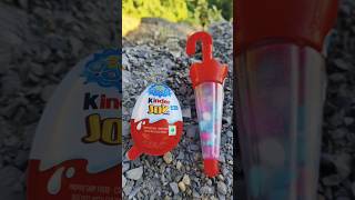 Kinder Joy and pink colour gems popsicle shorts kinderjoy gems [upl. by Hurty172]