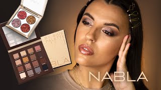 NABLA SIDE BY SIDE PALETTE 💫💥 RUBY LIGHTS GLITTER  ChiaroscuroMakeup [upl. by Ettesus]