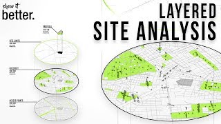 Layered Axonometric Map in Photoshop [upl. by Enoch]