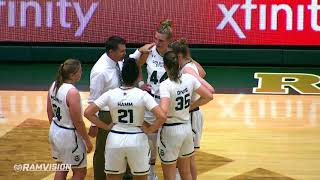 CSU Basketball W Highlights December 2 2018 vs North Florida [upl. by Htirehc]