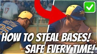 How To Successfully Steal Bases Every Time Never Get Thrown Out MLB The Show 20 Diamond Dynasty [upl. by Douville]