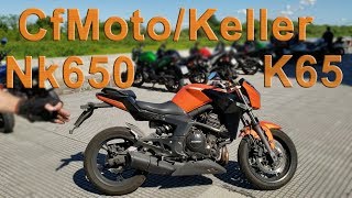 Review CF Keller k65 o CfMoto NK 650 [upl. by Aiksa]