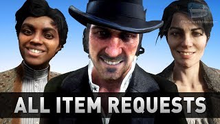 Red Dead Redemption 2  All Item Requests amp Locations Errand Boy Trophy [upl. by Fisoi389]