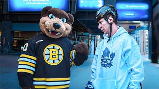 Maple Leafs Fan Trolls Bruins Fans PLAYOFFS [upl. by Padraic]