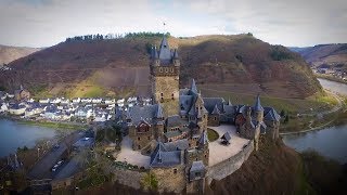 Cochem and the Mosel  Germany by Drone [upl. by Hjerpe]