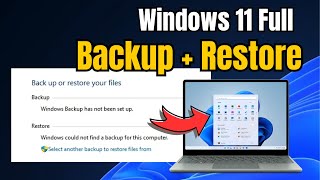 How to FULL BACKUP Windows 11 OS and Restore Windows 11 Backup Step by Step 2024 [upl. by Eycats741]