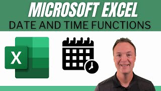 Date and Time Functions in Microsoft Excel  For Beginners [upl. by Fleck]