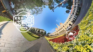 360° City View in 360 Degree Video VR 8KUHD [upl. by Akirdnas]