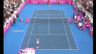 Sam Stosur v Flavia Pennetta Fed Cup World Group Day 1 highlights [upl. by Urania605]