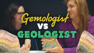 Gemologist vs Geologist Examining Fluorite [upl. by Gnehs]