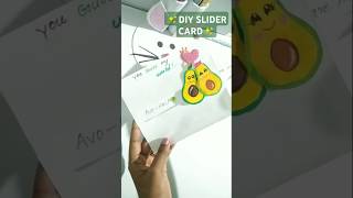 Diy slider card✨shortsfeed diy subscribe [upl. by Alleb714]