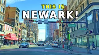 Newark 4K  Driving in Downtown Newark New Jersey USA [upl. by Yve]