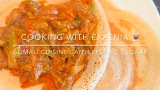 A Somali Cuisine You Must Try Canjeero Iyo Suqaar somalifood foodie quickrecipe [upl. by Home26]