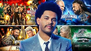 The Weeknd All WWE Wrestlemania Theme Songs [upl. by Adele]