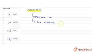 Pyrolusite is [upl. by Enirhtak]