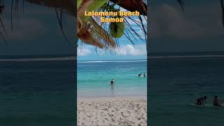 Lalomanu Beach travel samoa vacation [upl. by Ondrej]