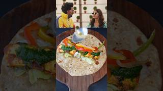 Ranveer Singhs Favourite Tandoori Paneer Wrap Recipe shorts [upl. by Shore]