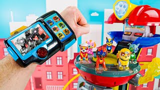 Paw Patrol Toy Video  ताकतवर पिल्ले बनाम बैटल रोबोट [upl. by Veradia]